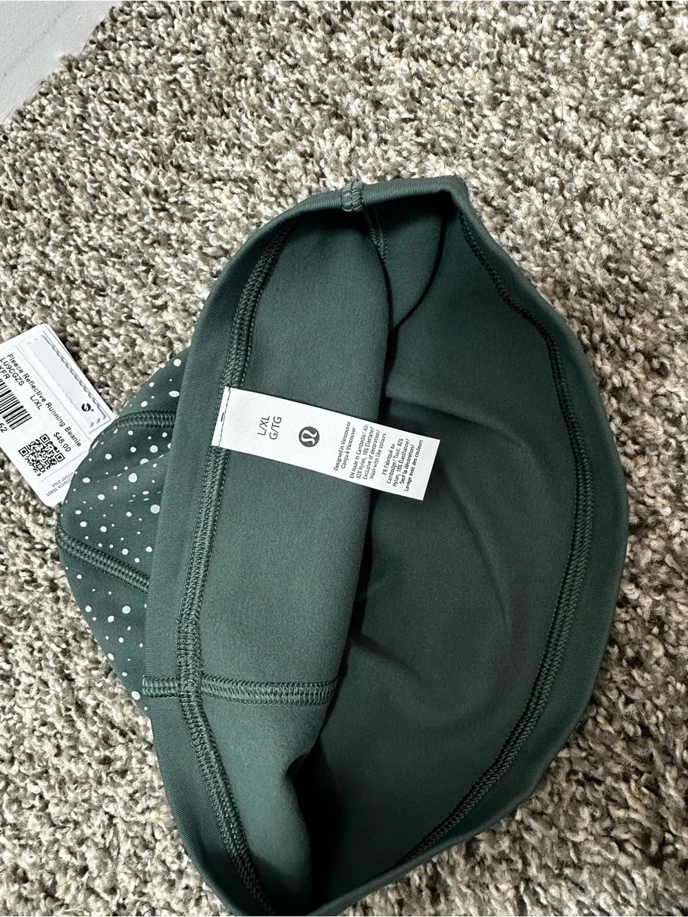 Lululemon reflective running beanie